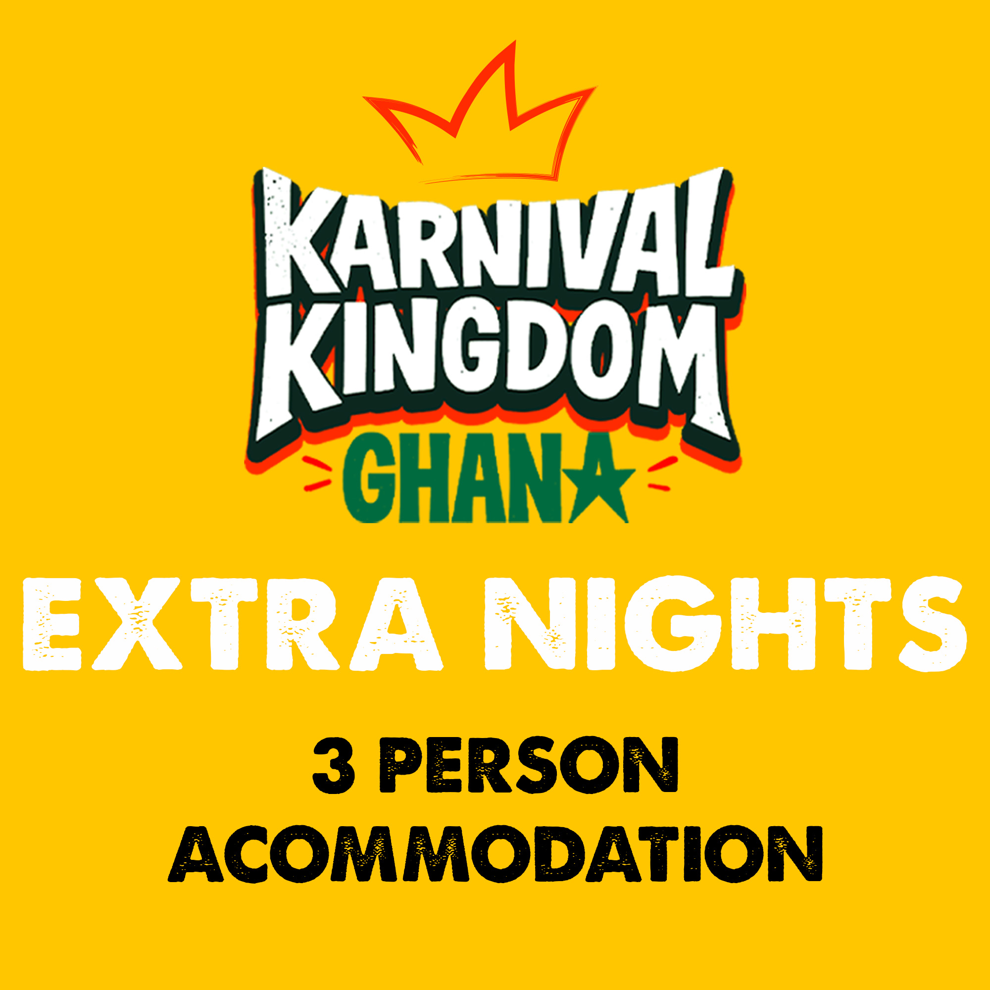 Extra Nights 3 Person Accommodation